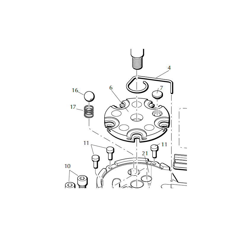 13997 - 550/650/750 Index Ball Spring