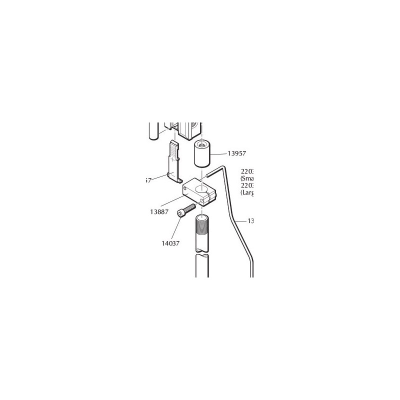 13887 - 750/550 Operating Rod Bracket