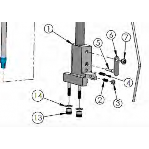 62384 - Adjustable CF Port Cuff Nut