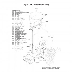 Casefeeder Tube 1100 - 1050