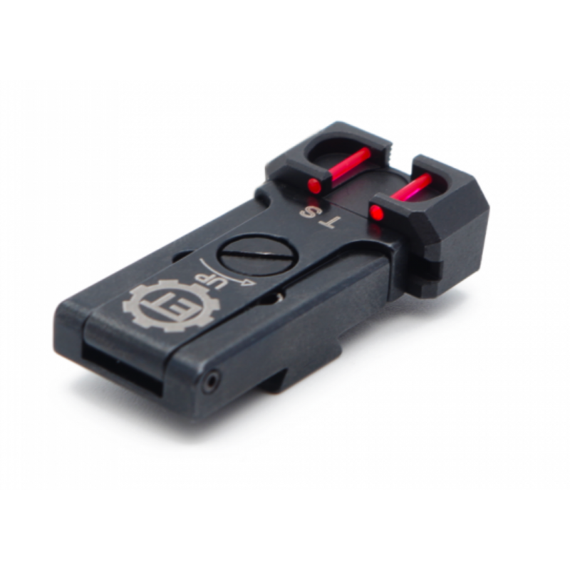 Eemann Tech Adjustable Rear Sight with Fiber Optics for CZ 75 Tactical Sports