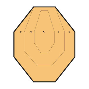 IPSC Mini Target Pack of 50