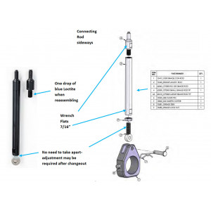 RL 1100 / CP 2000 replacement Swage Rod Tip