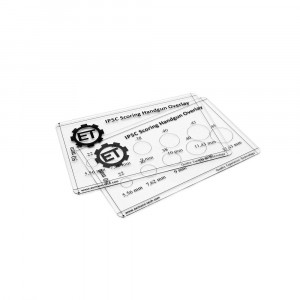 EEMANN TECH IPSC SCORING HANDGUN OVERLAY