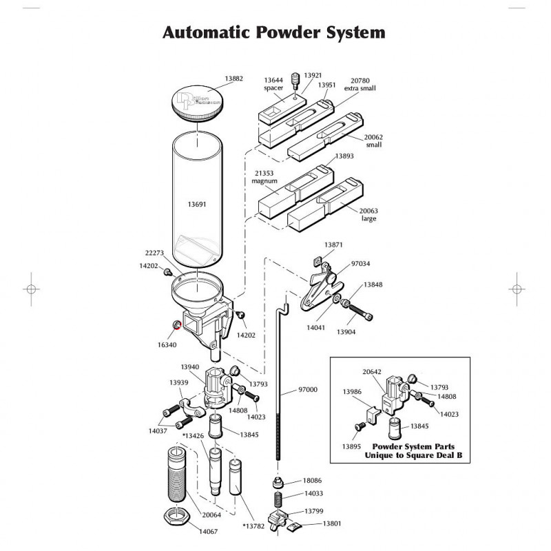 Powder Meas Hopper Tube