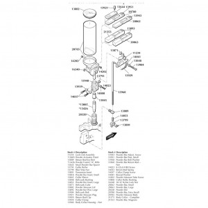 1050/1100 Powder Die Black