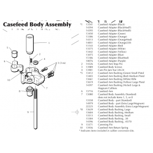650/750 Casefeed Body Assembly