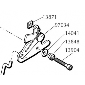 Powder Measure Lock - Link Assembly