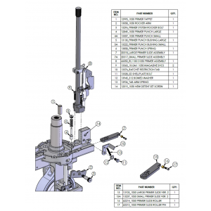 Primer System Rocker Bolt