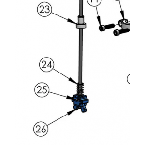 Blue Fail Safe Strip Nut