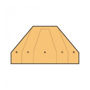 IPSC HALF TARGET Pack of 50