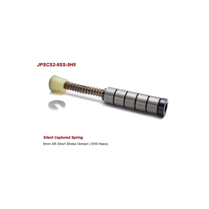 JP Silent Captured Spring  9mm Short Stroke | 5H5 Heavy | GEN 2