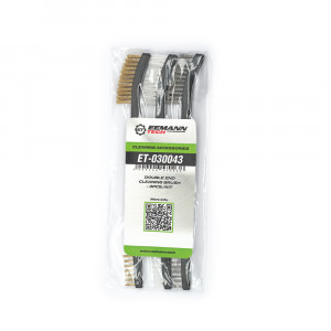 EEMANN TECH DOUBLE END CLEANING BRUSH – 3PCS./KIT