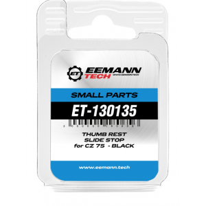 Eemann Tech Slide Stop with Thumb Rest for CZ 75 - BLACK