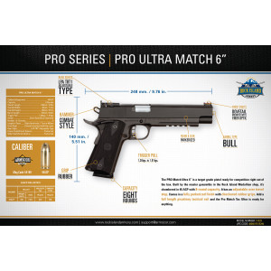 PRO MATCH TAC ULTRA 6” - 9mm