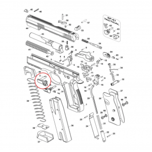 CZ Slide Stop CZ 75 SP 01 Shadow
