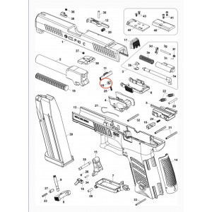 CZ P-10 Disassembly Plate Block
