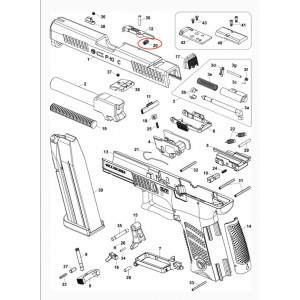 CZ P-10  Extractor Spring