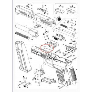 CZ P-10 Slide Stop Spring