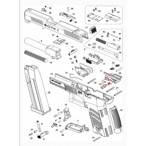 CZ P-10 Trigger Bar Disconnector Spring