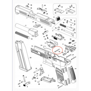 Pin 3,5x26 HCK for CZ P-10C