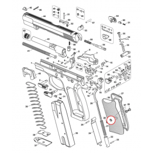 Rondelle éventail vis de crosse CZ 75
