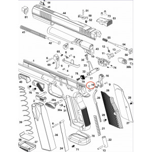 CZ Hammer Pin Retaining Peg