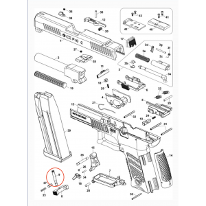 CZ P-10  Magazine Catch Ambidextrous Pin