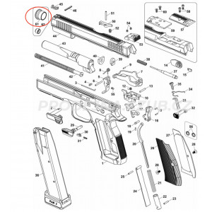 Barrel Bushing for Shadow 2 ORANGE