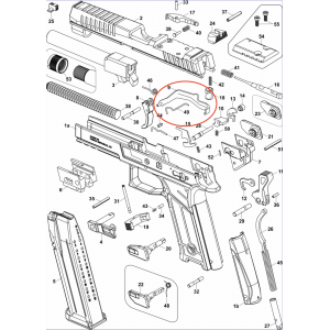 CZ P-09 Nocturne TRIGGER BAR SET