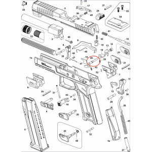 Sear pin CZ P07/09.