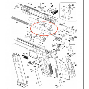 Recoil spring guide rod CZ SHADOW 2 TARGET