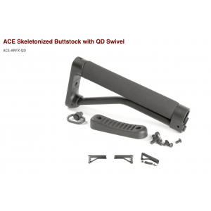 ACE Skeletonized Buttstock with QD Swivel
