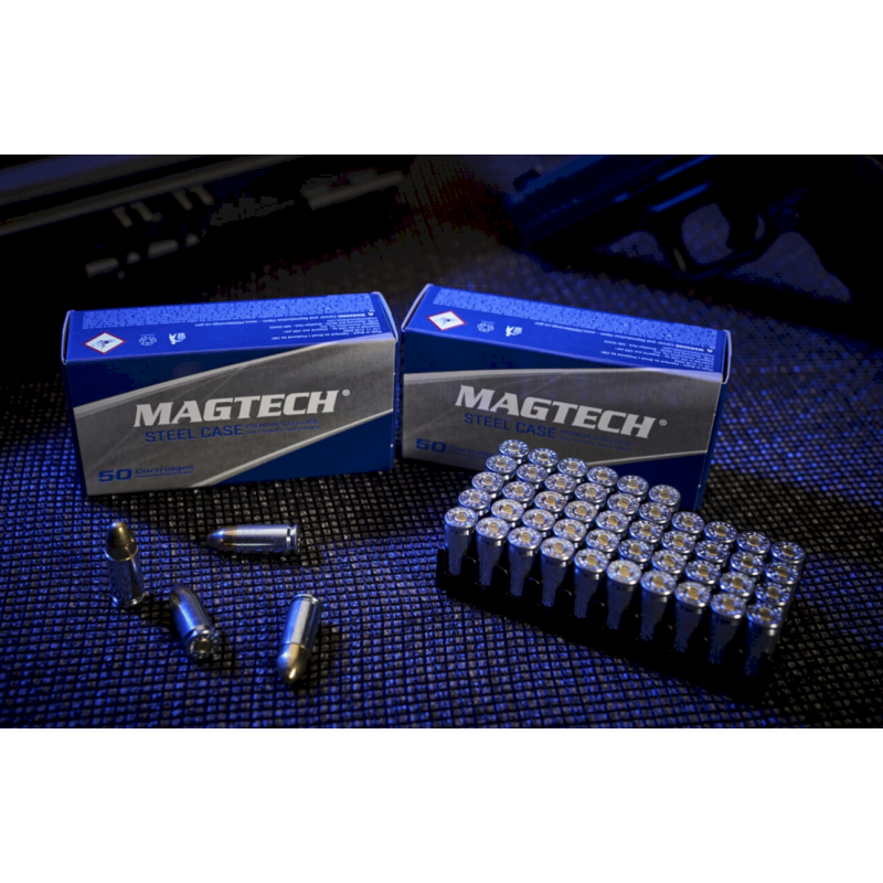 Magtech FMJ calibre 9x19 mm 124grs boîte de 50