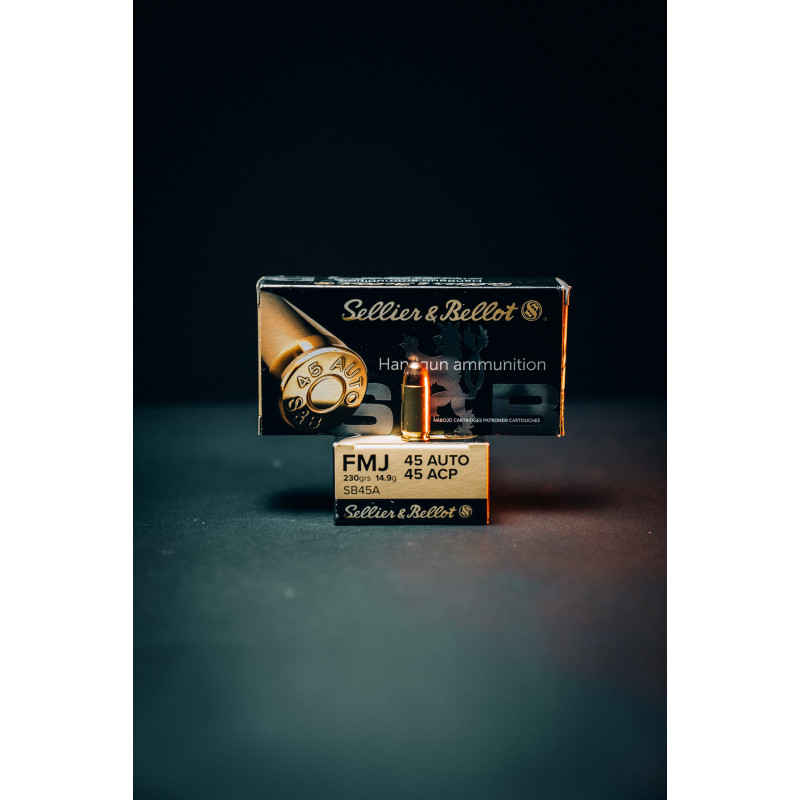 Munitions Magtech cal .45ACP 200grs LSWC