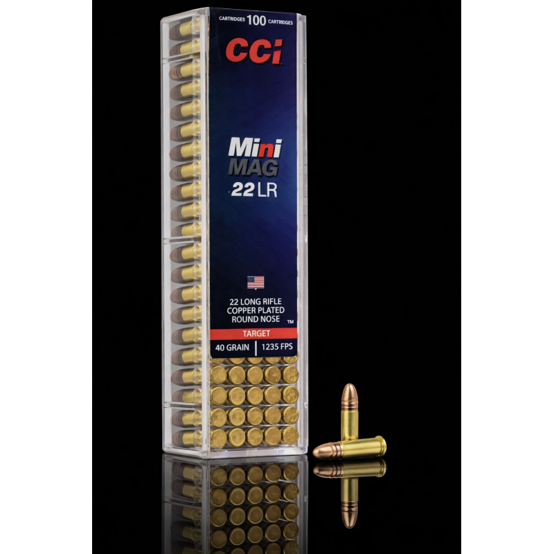 Munitions CCI Mini-Mag calibre 22Lr 36grs boîte de 100