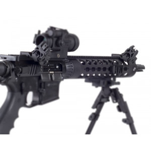 JP Rail Offset Adapter, Quick Detach 45° on Bore Axis, 1.25"