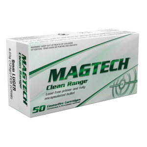 Munitions Magtech calibre 9x19 mm 124grs CLEAN RANGE - boîte de 50